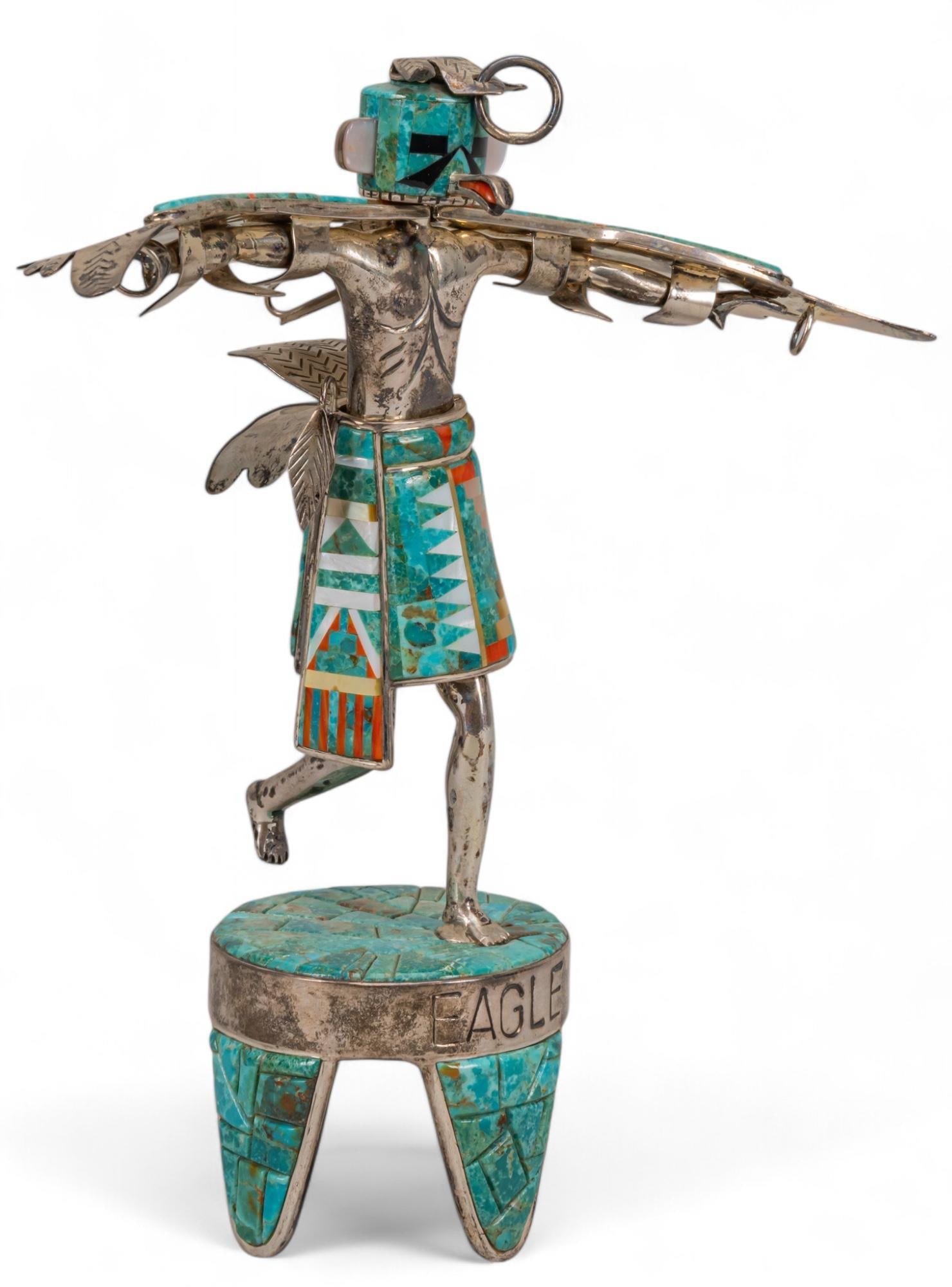 David Freeland, Jr., "Eagle" Sterling Kachina (1 of 12)