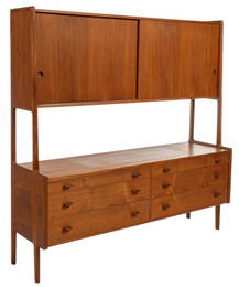 Hans Wegner for Mobler Teak Double Decker Cabinet