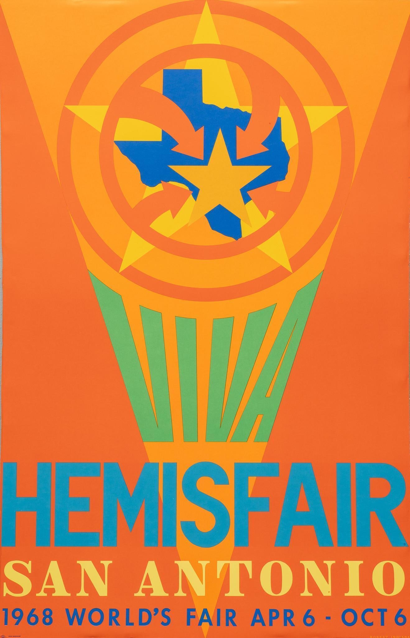 Robert Indiana, Hemisfair 1968 Poster (1 of 5)