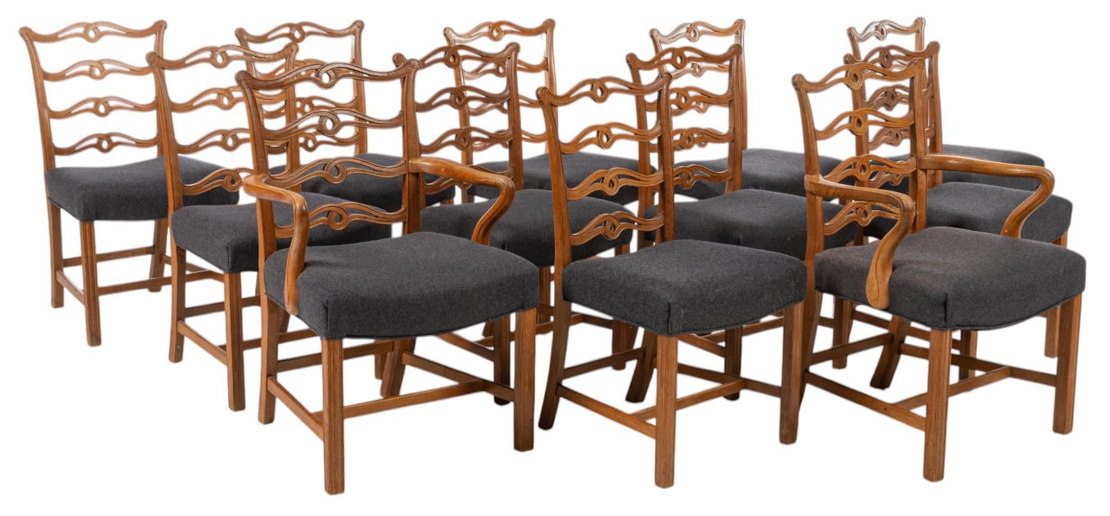 (12) Biedermeier Style Dining Chairs (1 of 7)