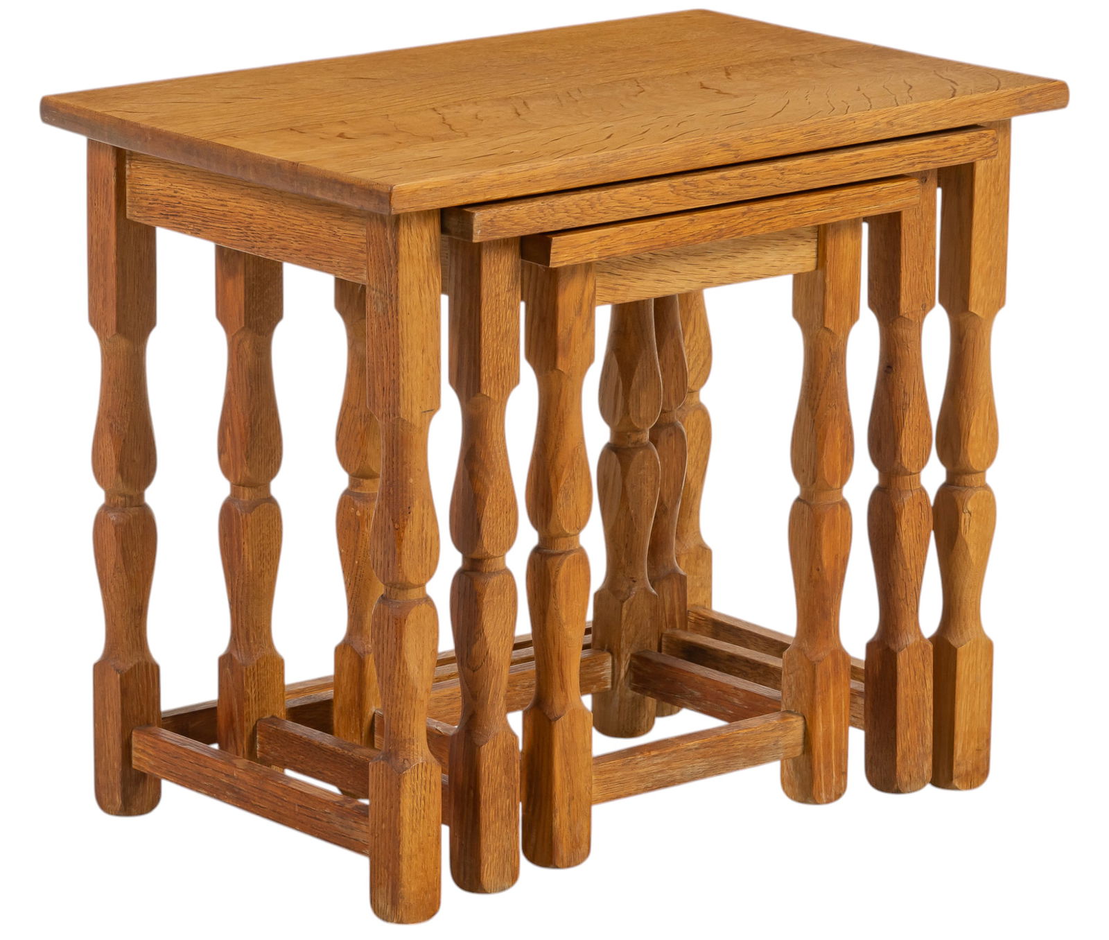 Set of (3) Henning Kjaernulf (DNK) Nesting Tables (1 of 8)