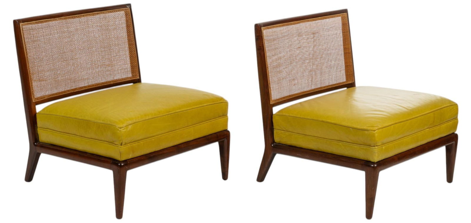 Pair of Robsjohn-Gibbings Slipper Chairs (1 of 9)