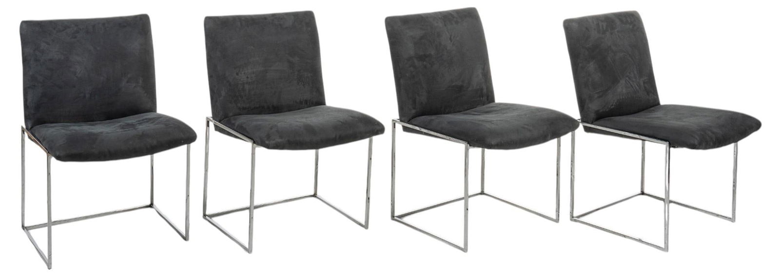 Set of (4) Mid-Century Chrome Chairs (1 of 9)