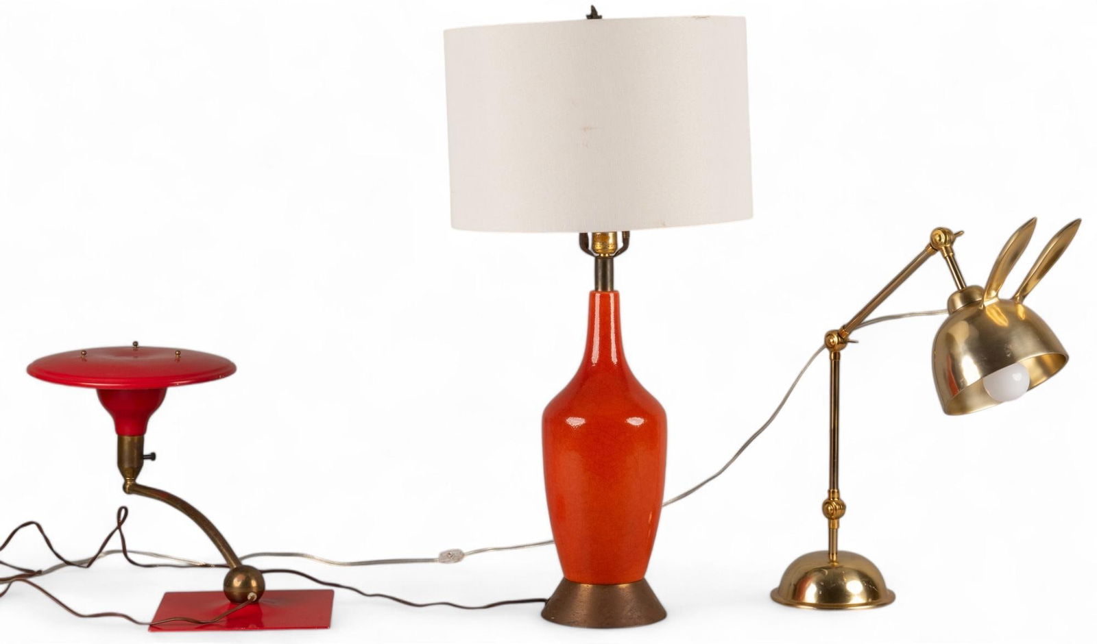 Collection of (3) Mid-Century Lamps (1 of 16)