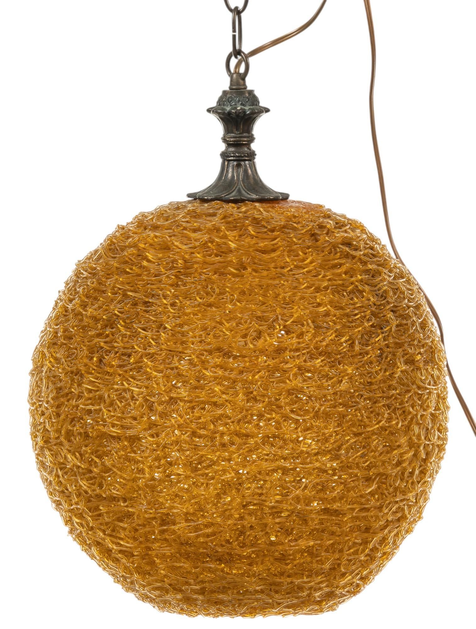 Mid-Century Spaghetti Style Swag Light (1 of 5)