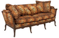 Scalamandre "La Tigre" Style Upholstered Sofa