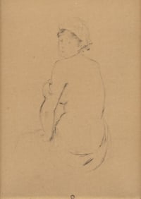 Berthe Morisot, "Back of Lady"