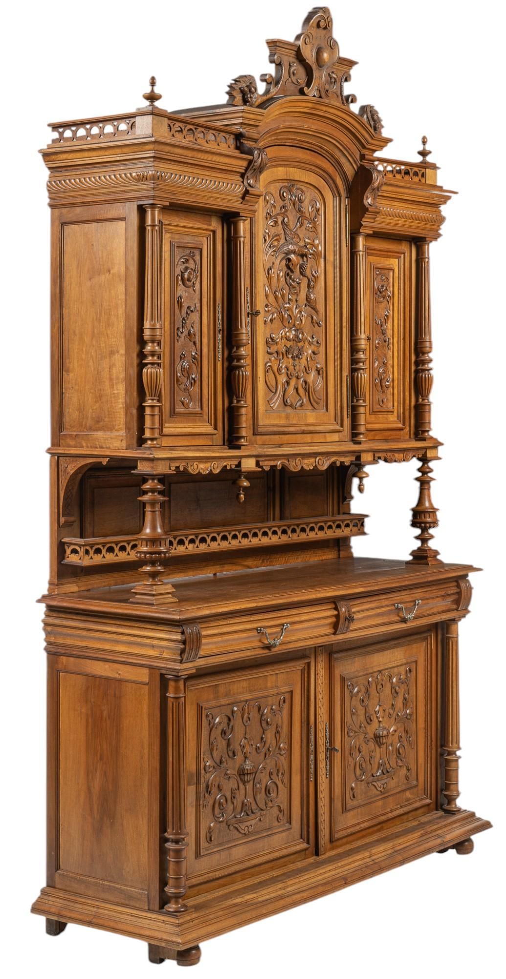 Late 19th C. Henri II Style Buffet (1 of 10)