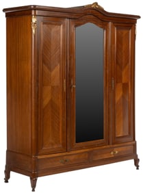 Early 20th C. Louis XV Style Armoire