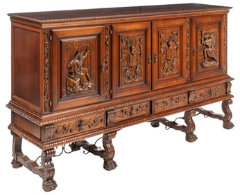 Late 19th C. Spanish Renaissance Style Buffet