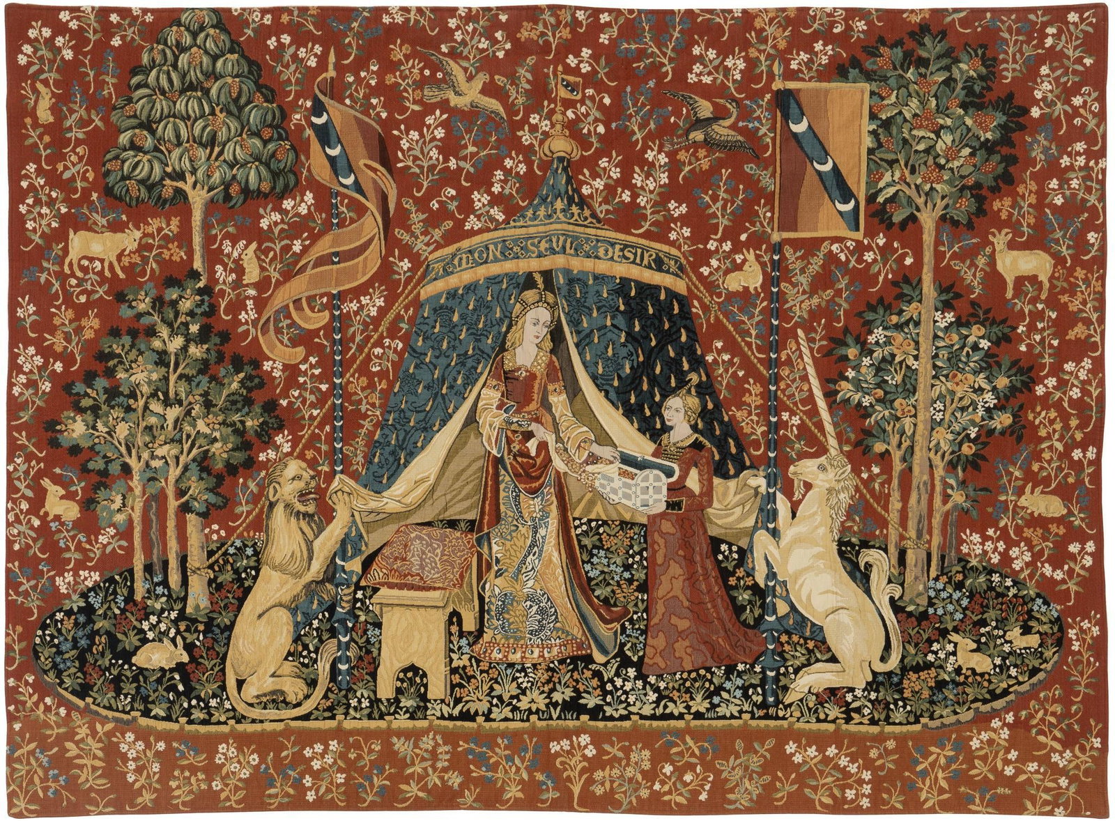 "The Lady and the Unicorn" Tapestry (1 of 6)