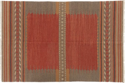 Handmade Kilim Rug, €‹€‹€‹€‹€‹€‹€‹9 ft. 5 in. x 5 ft. 11 in.