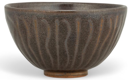 Harding Black, Bowl with Oil Spot Glaze