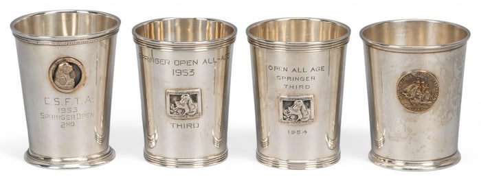 (4) Sterling Silver Mint Julep Cups