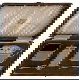 English Sterling Silver Condiment Set with Case