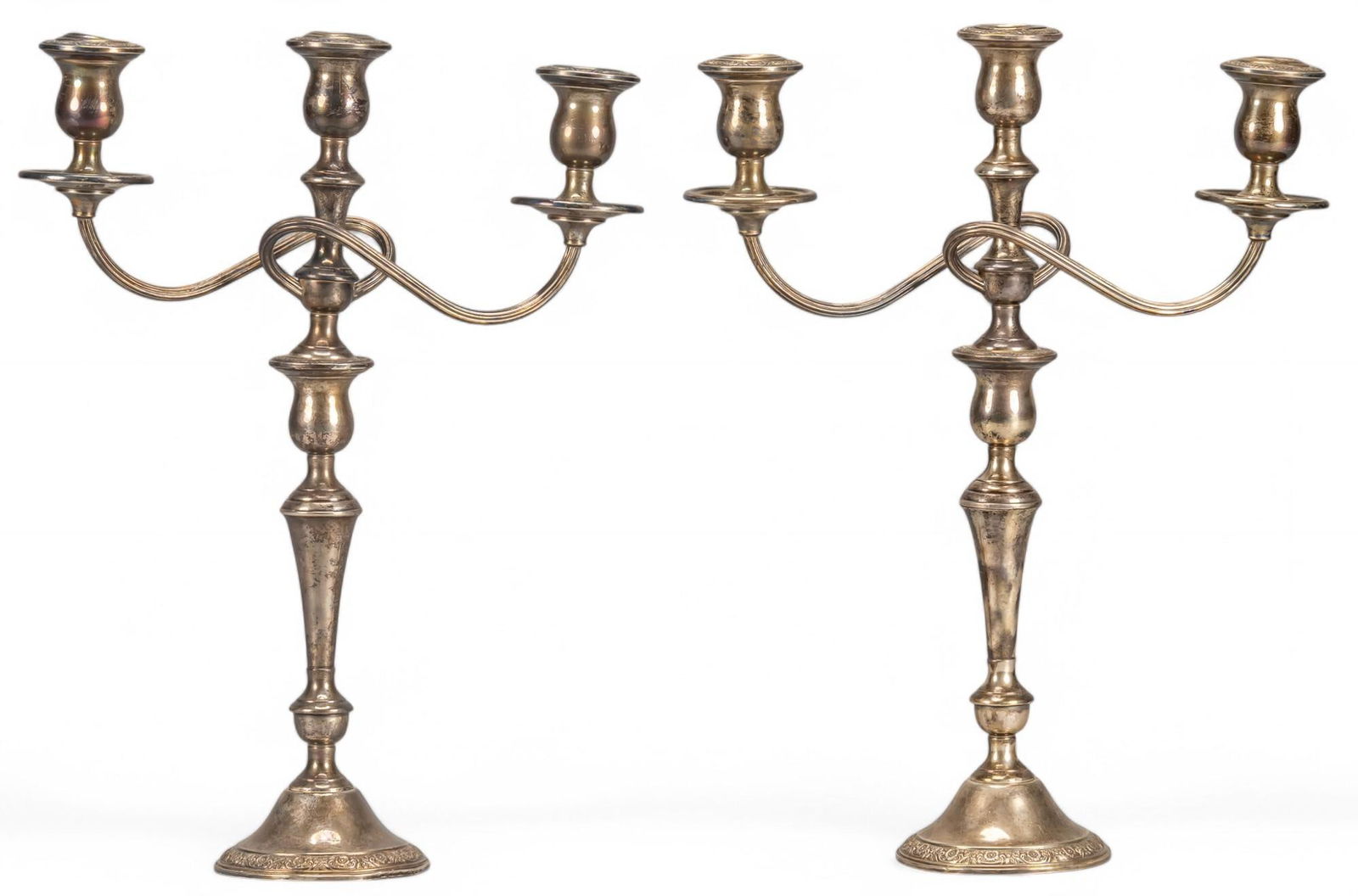 Pair of Sterling Silver Candelabras (1 of 12)