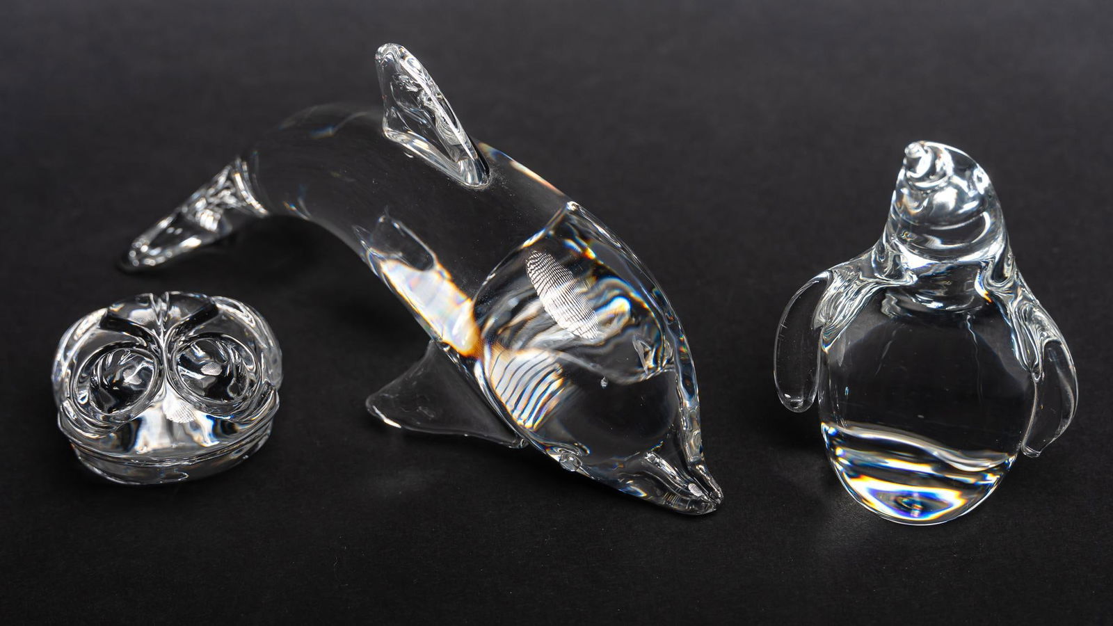 Collection of Steuben Crystal Animals (1 of 10)