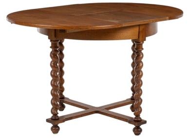 19th C. Louis XVIII Barley Twist Table