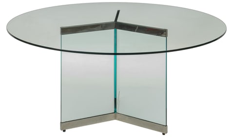 Circular Glass Table