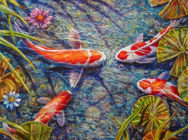 Gilbert Duran, Koi Pond
