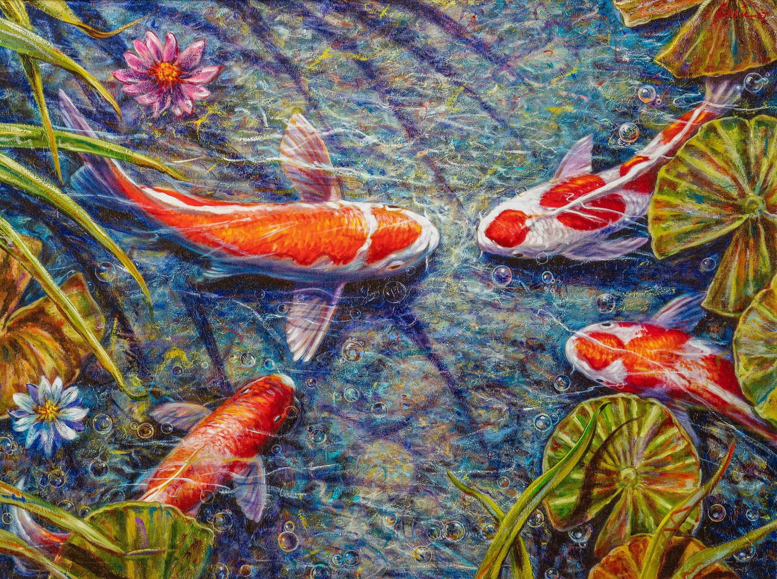 Gilbert Duran, Koi Pond (1 of 7)