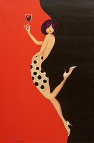 Gilbert Duran, Woman with Wine