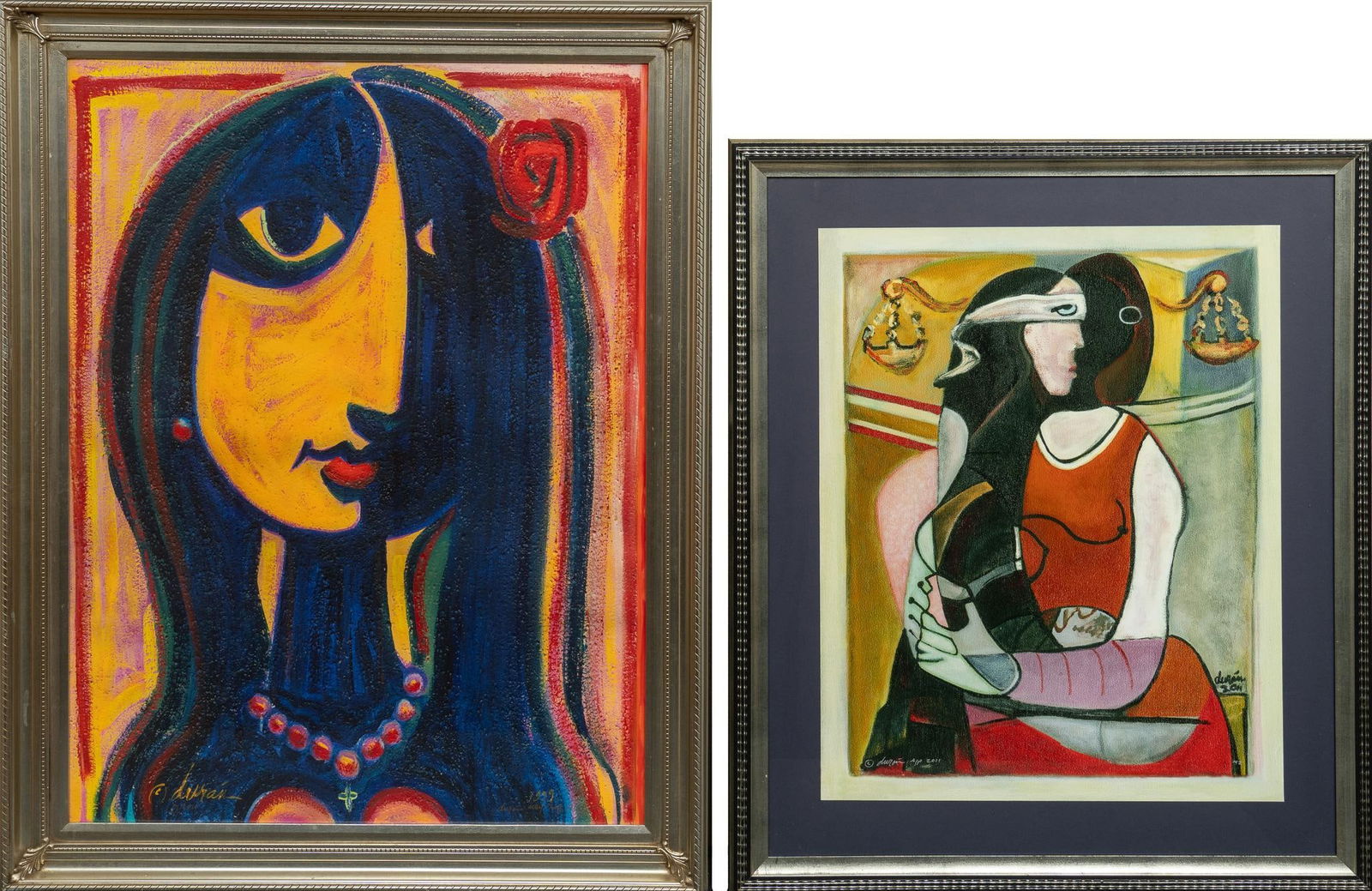 Gilbert Duran, (2) Picasso Style Portraits (1 of 12)