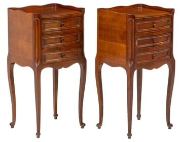 Pair of Late 19th C. Louis XV Nightstands
