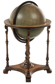 Vintage Kittinger Co. Terrestrial Globe