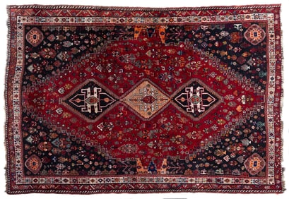 Handwoven Estate Rug, 8 ft in. 4 in. x 5 ft. 7 in.