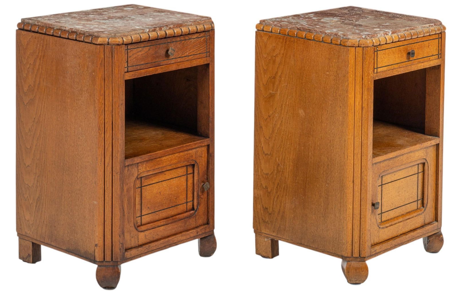 Pair of Art Deco Nightstands (1 of 10)