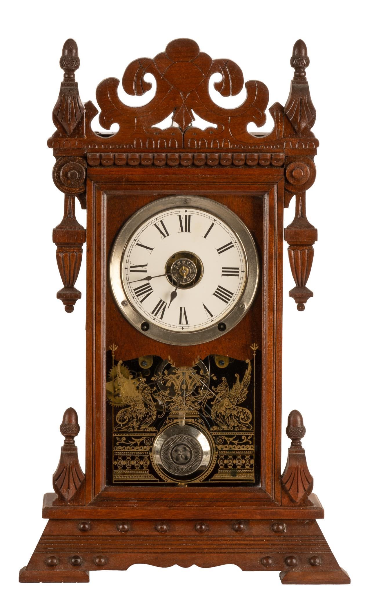 Seth Thomas Clock Co. Gingerbread Mantel Clock (1 of 6)