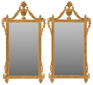 Pair of Gilt Mirrors