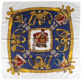 Hermes Grand Uniforme Silk Scarf