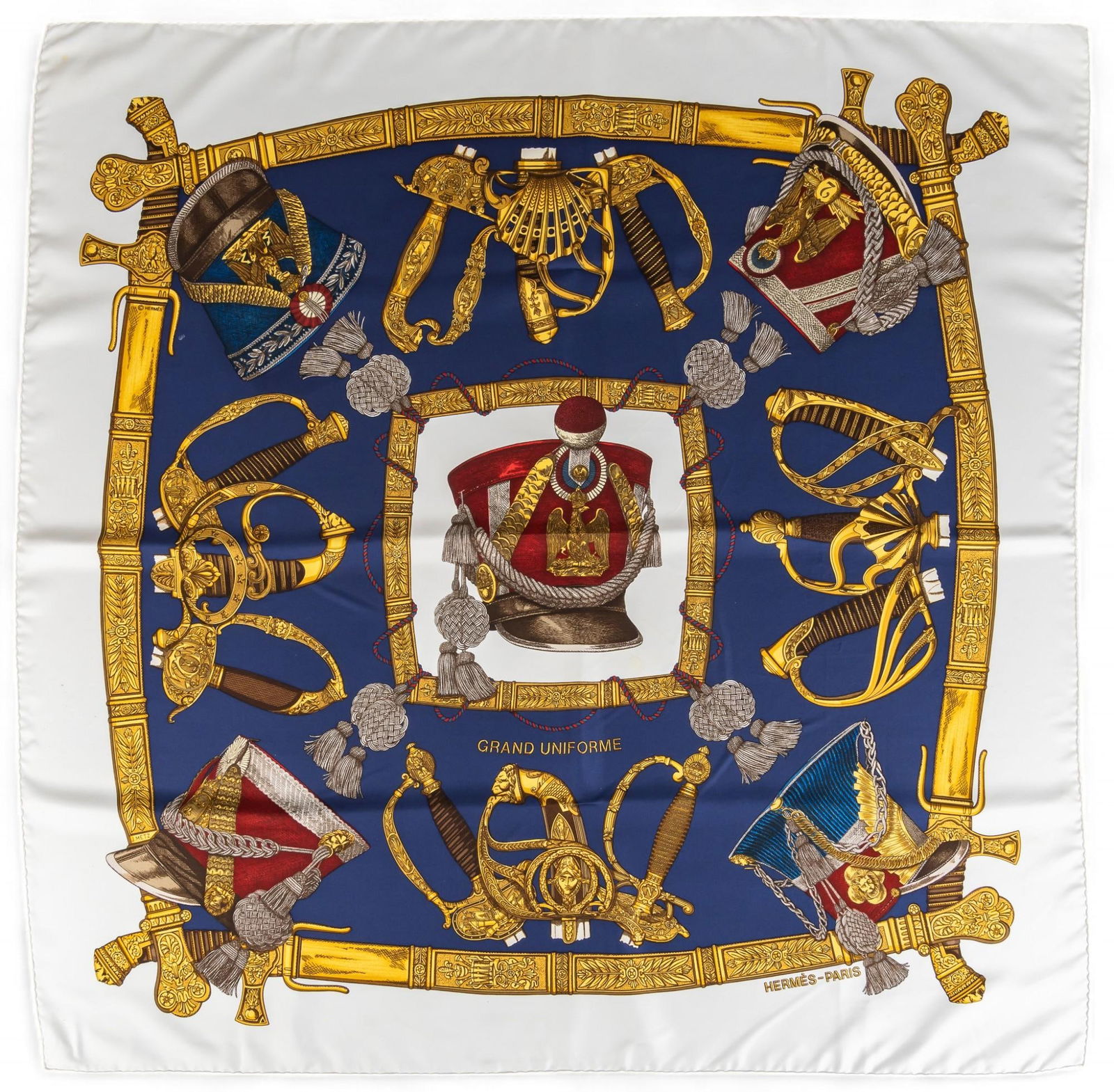 Hermes Grand Uniforme Silk Scarf (1 of 10)