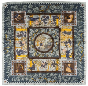 Hermes Musique Des Dieux Silk Scarf