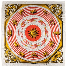 Hermes Astrologie Silk Scarf