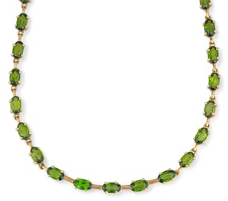 10K Tourmaline Necklace