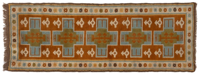 Turkish Rug Runner, 8 ft. 7 in. x 3 ft. 2 in.