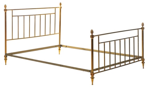 Late 19th C. Louis XVI Style Bedfame