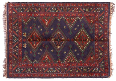 Handwoven Estate Rug, 4 ft. 4 in x 3 ft. 3 in.