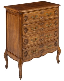Early 20th C. Louis XV Style Lingerie Chest