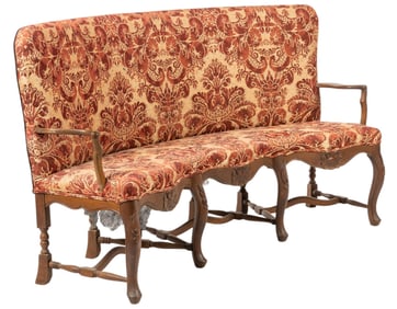 Victorian Style Curved Sofa