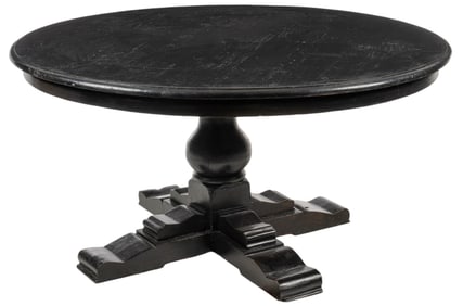 Circular Black Table