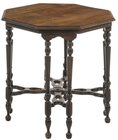 Hexagonal Side Table