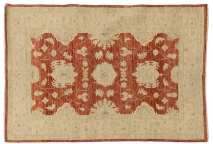 Oushak Rug, 5 ft. 8 in. x 3 ft. 10 in.