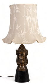 Vintage Cambodian Buddha Table Lamp