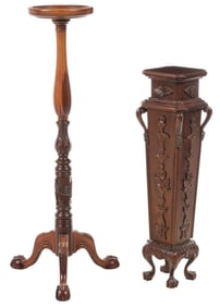 (2) Victorian Style Pedestals