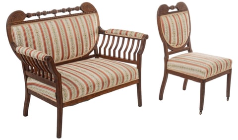 Neoclassical Style Parlor Set