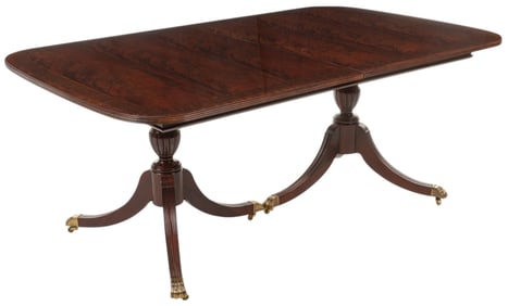 Thomasville Twin Pedestal Dining Table